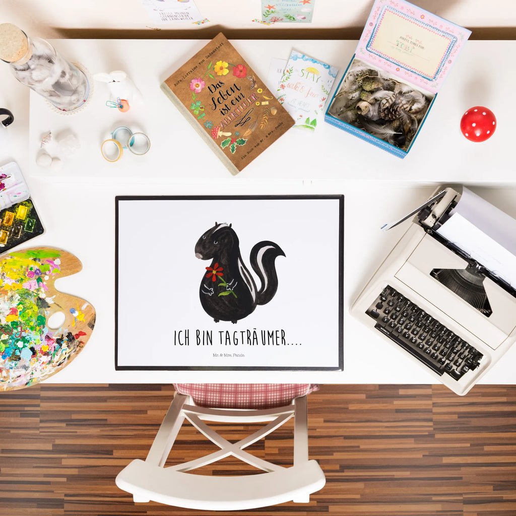 Podkładka na biurko skunks kwiat Stinktier, Skunk