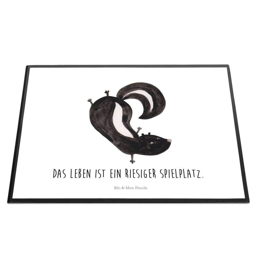 Desk pad skunk handstand desk, Desk pad, office, underlay, girl, children, Skunk, predator, skunk, playground, wild animal, playful, child, stink