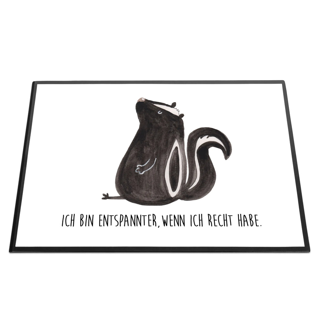Schreibtischunterlage Stinktier Sitzen pultunterlage, schreibauflagen, arbeitsmatte, tischpad, schreibtischauflagen, schreibtischunterlage, tischmatten, Tischunterlage, Schreibtisch Matte, schreibtischmatte, tischmatte, Schreibtisch Unterlagen, tischpads, schreibmatte, tischauflagen, Schreibtischauflage, arbeitsunterlage, Schreibunterlage, tischauflage, schreibauflage, schreibtischunterlagen, Stinktier, Skunk, Stinki, Büro, Recht, Raubtier, Stinker, Wildtier, Besserwisser, Spruch