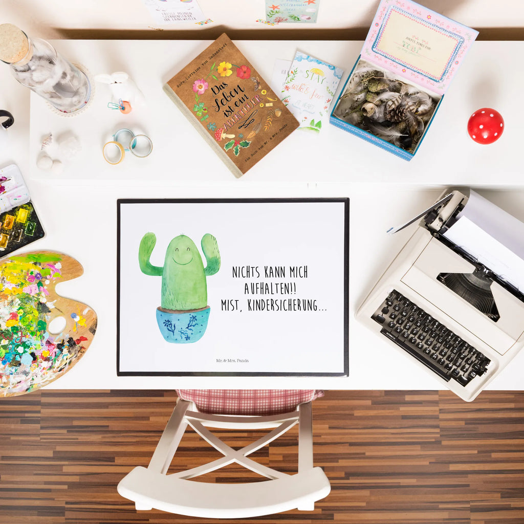 Desk pad cactus happy girl, office, underlay, desk, Desk pad, children, cactus, cactuses, plants, cactus plant, small green cactus, family, office life, mother, cacti, motivation, new start, funny, education, child protection, colleague, friend, saying