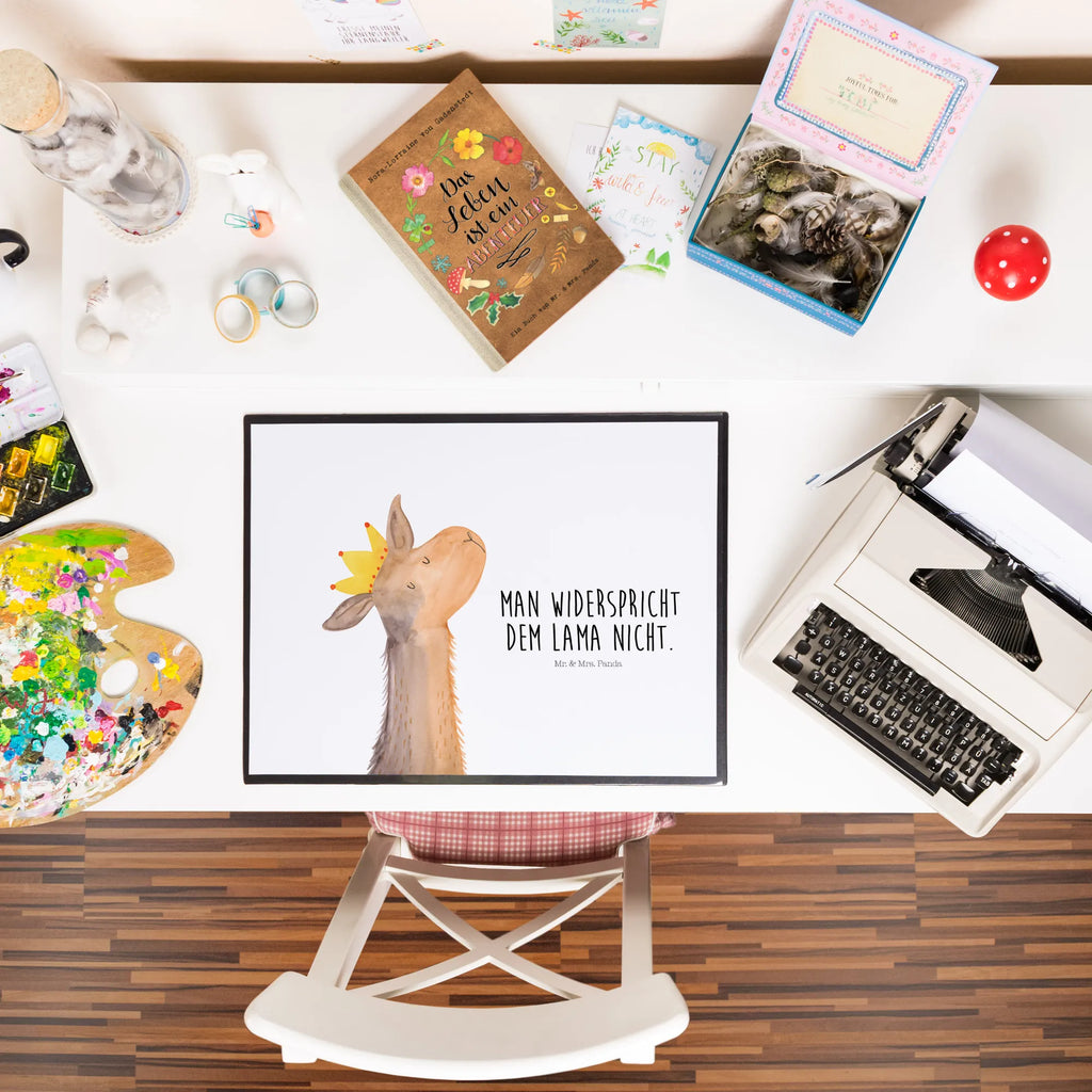 Schreibtischunterlage Lamakopf König Schreibtischauflage, Schreibunterlage, Schreibtisch Unterlagen, Büroartikel, Schreibtischunterlage Groß, Schreibwaren, Bürobedarf, Lama, Alpaka, Lamas, König, Büro Kollege, Mama, Vorgesetzter, Abitur, Königin, Abi, Chef, Papa, Kollegin, Freundin