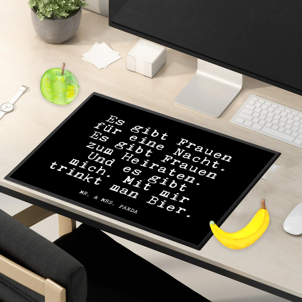Desk pad Es gibt Frauen für... Desk pad, office, underlay, desk, children, girl, saying, sayings, funny, wisdom, quotes, Glizzer Spell Proverbs Wisdom Quotes Funny Wisdom Words