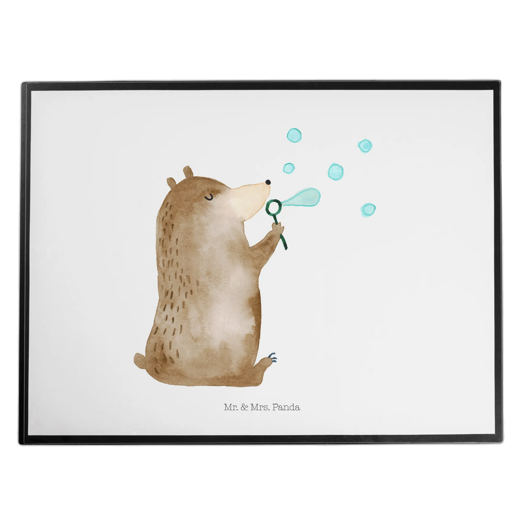 Schreibtischunterlage Bär Seifenblasen Büroartikel, Bürobedarf, Schreibtischauflage, Schreibunterlage, Schreibwaren, Schreibtischunterlage Groß, Schreibtisch Unterlagen, Bär, Teddy, Teddybär, Seifenblasen Bär Lustig Sein Glücklich Traurig Happy