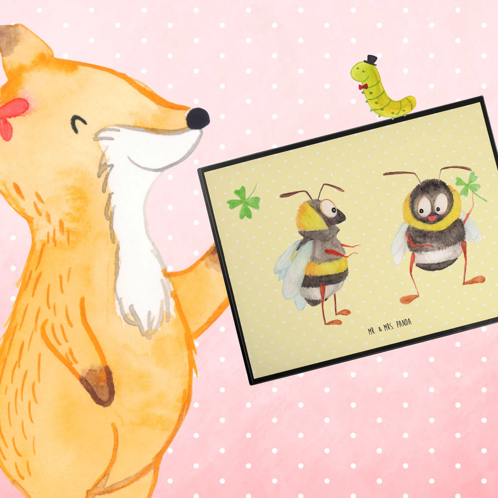 Desk pad bumblebees shamrock desk, office, children, Desk pad, girl, underlay, small animals, cute, funny, cute animal motives, hand drawn, small world, funny sayings, good mood, happy, gifts, gift ideas, special gifts, animal lover, card, saying positive, saying happy, bee, saying beautiful, be happy, bumblebee, become happy, bee decoration