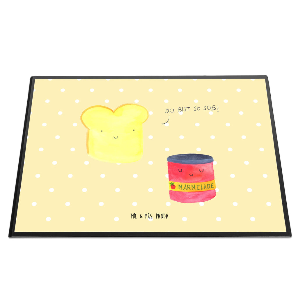 Schreibtischunterlage Toast & Marmelade Schreibtischunterlage Groß, Büroartikel, Schreibtischauflage, Bürobedarf, Schreibwaren, Schreibtisch Unterlagen, Schreibunterlage, Tiermotive, Gute Laune, lustige Sprüche, Tiere, Frühstück Einladung, Küche Spruch, süß, Marmelade, süße Postkarte, Dreamteam, Küche Deko, Brot, Toastbrot, Toast