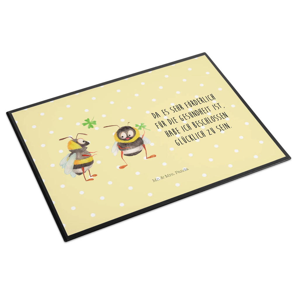 Desk pad bumblebees shamrock desk, office, children, Desk pad, girl, underlay, small animals, cute, funny, cute animal motives, hand drawn, small world, funny sayings, good mood, happy, gifts, gift ideas, special gifts, animal lover, card, saying positive, saying happy, bee, saying beautiful, be happy, bumblebee, become happy, bee decoration