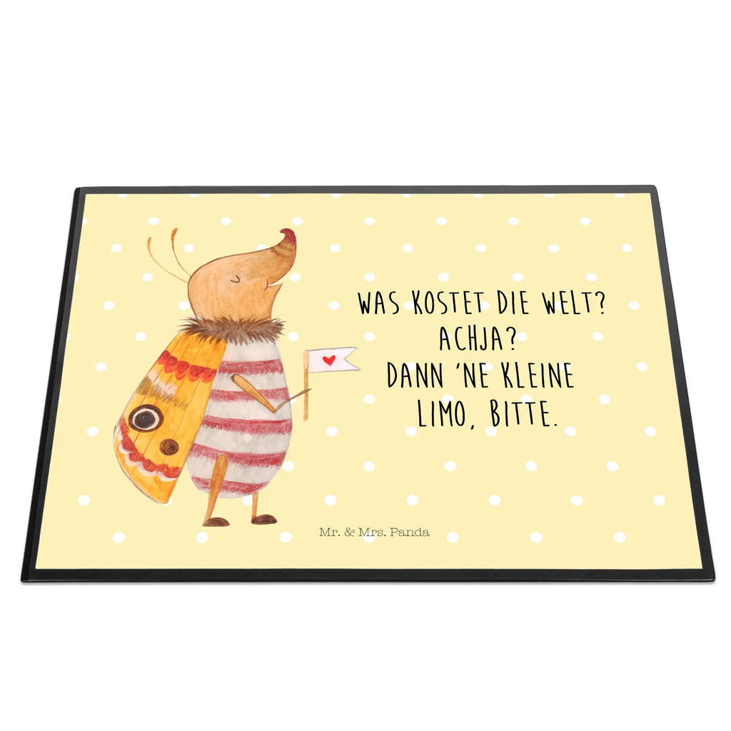 Schreibtischunterlage Nachtfalter mit Fähnchen Bürobedarf, Schreibtischauflage, Schreibtisch Unterlagen, Schreibtischunterlage Groß, Schreibwaren, Schreibunterlage, Büroartikel, Tiermotive, Gute Laune, lustige Sprüche, Tiere, Was kostet die Welt, Käfer, Spruch lustig, Küche Deko, süß, niedlich, Nachtfalter, Spruch witzig