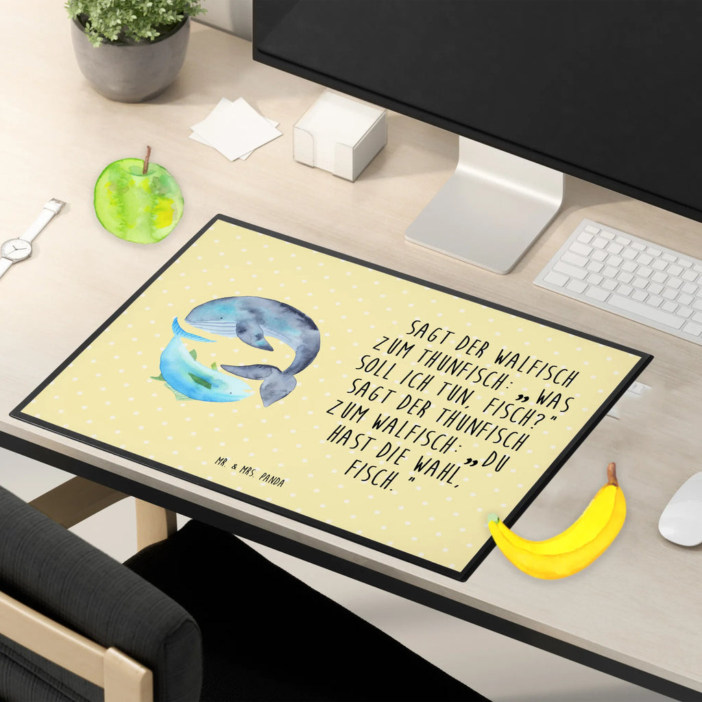 Schreibtischunterlage Walfisch Thunfisch Schreibtisch Unterlagen, Schreibunterlage, Bürobedarf, Schreibwaren, Schreibtischunterlage Groß, Schreibtischauflage, Büroartikel, Tiermotive, Gute Laune, lustige Sprüche, Tiere, Wal, Wortwitz lustig, Tunfisch, Spruch des Tages, Witz, Flachwitz Geschenk, Spruch lustig, Wahl, Flachwitz