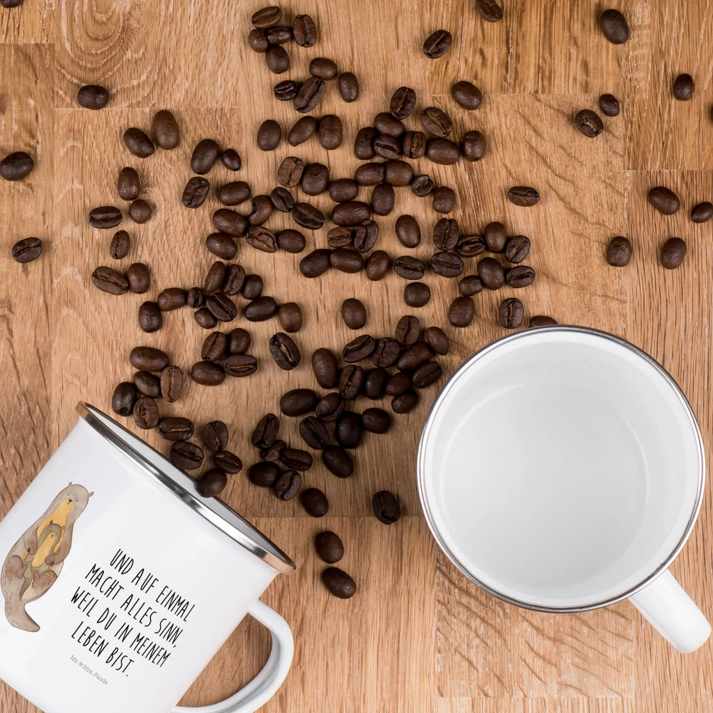 Kempingowy kubek emaliowany wydra dziecko emaillebecher, reisetasse, Pott, Emaille Becher, Teebecher, Kaffeebecher, becher emaille, blechbecher, Tasse Emaille, Blechtasse, metallbecher, Campingtasse, Teetasse, Reisebecher, Campingbecher, Emailletasse, Trinkbecher, Tasse, Emaille Tasse, Becher, wandertasse, Kaffeetasse, Metalltasse, wanderbecher, Otter, Seeotter, Fischotter, Otter Seeotter See Otter