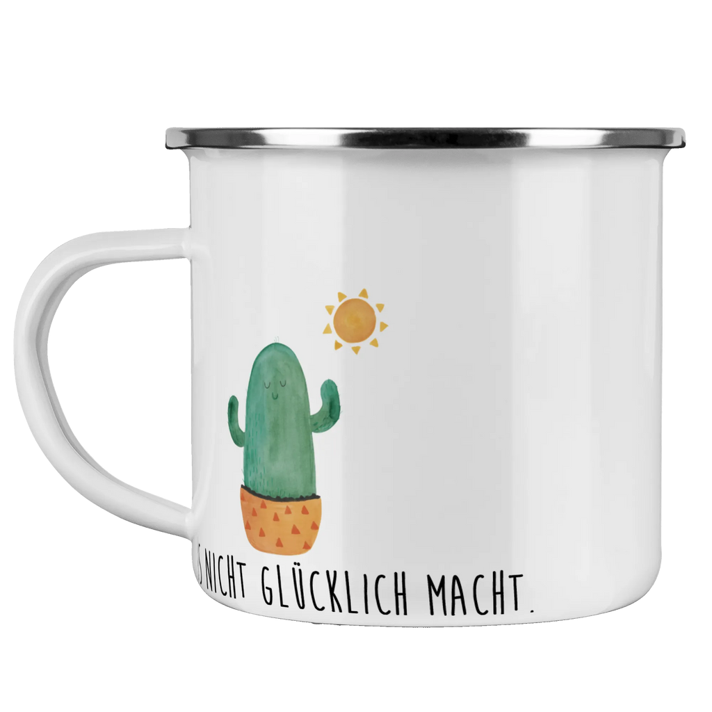 Kempingowy kubek emaliowany Kaktus Słońce Kaktus, Kaktusy