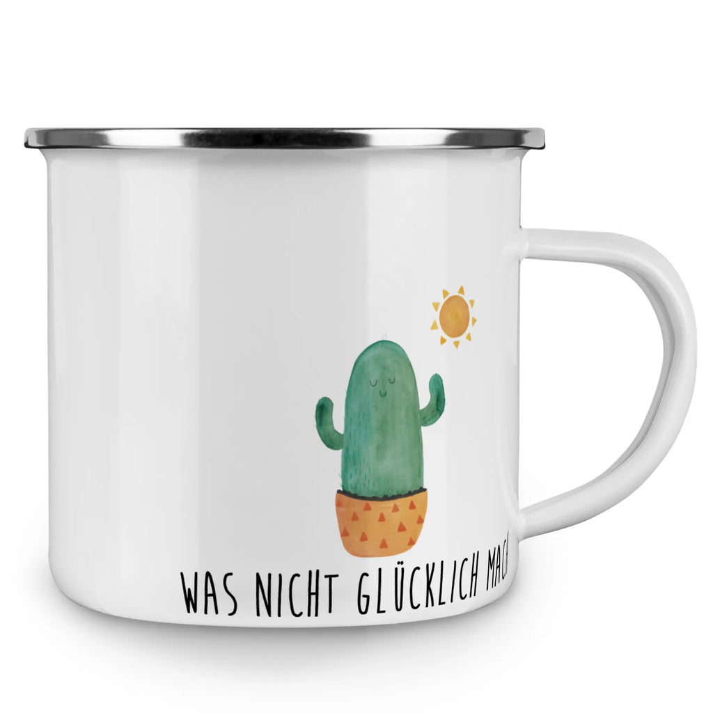 Kempingowy kubek emaliowany Kaktus Słońce Kaktus, Kaktusy