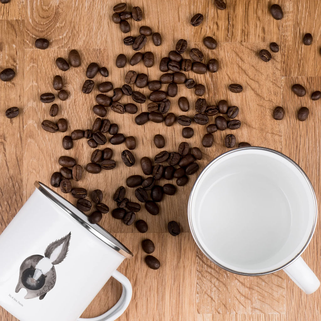 Kempingowy kubek emaliowany skunks atak Metalltasse, Emailletasse, Campingbecher, Trinkbecher, Teebecher, Emaille Tasse, Teetasse, reisetasse, Campingtasse, Tasse Emaille, wanderbecher, Emaille Becher, Kaffeebecher, Tasse, Pott, wandertasse, Becher, metallbecher, Blechtasse, becher emaille, emaillebecher, Reisebecher, blechbecher, Kaffeetasse, Stinktier, Skunk, Stinki, Drohung, Raubtier, Stinker, wütend, Wildtier