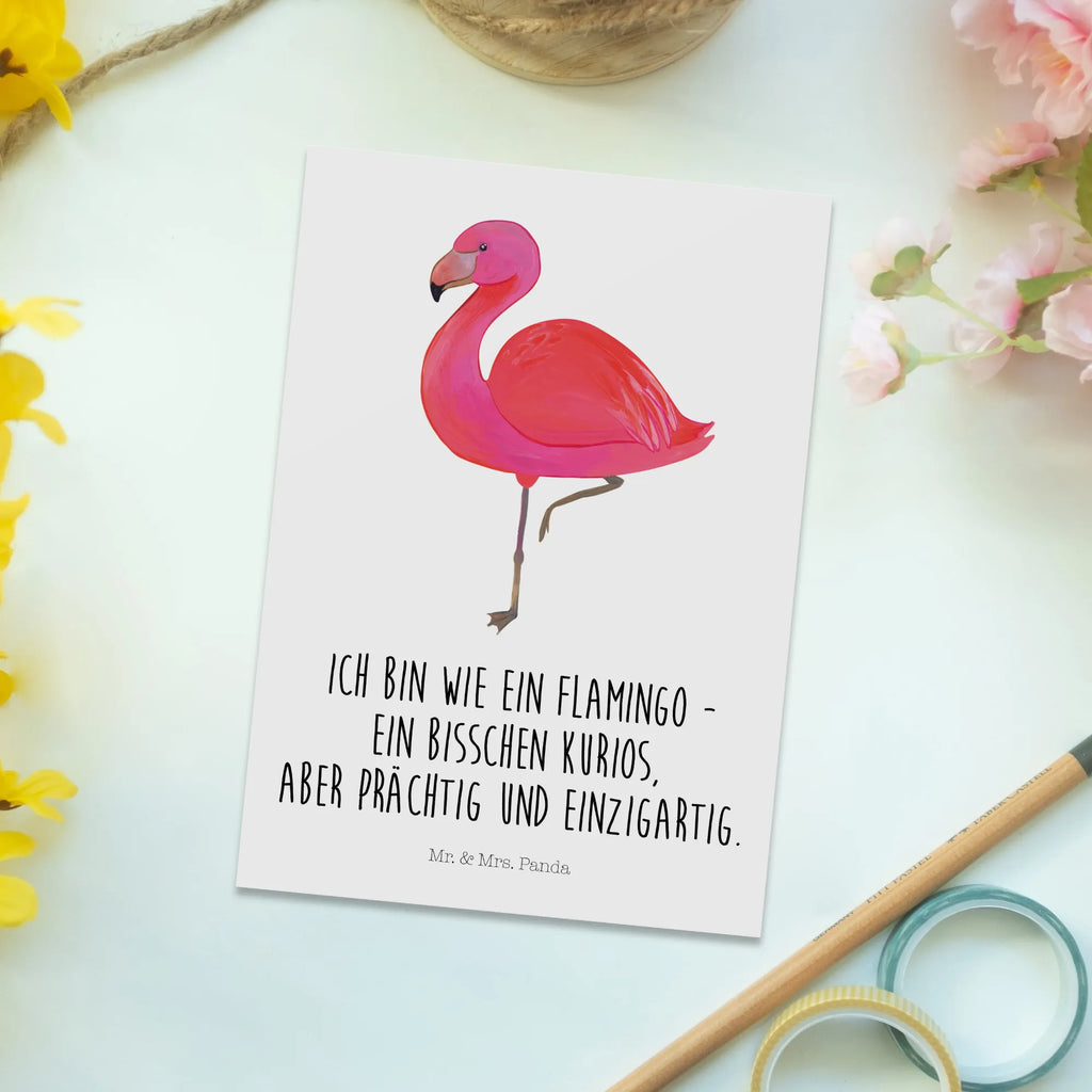 Postkarte Flamingo Classic Postkarte, Geburtstagskarte, Karte, Ansichtskarten, Dankeskarte, Einladung Geburtstag, Ansichtskarte, Geschenkkarte, Einladungskarten Geburtstag, Grußkarte, Einladungskarte, Einladung, Flamingo, Freundinnen, ich, Spruch, Einzigartig, Sohn, Geschwister, Außenseiter, Selbstliebe, Tochter, Stolz, Freundin, für mich