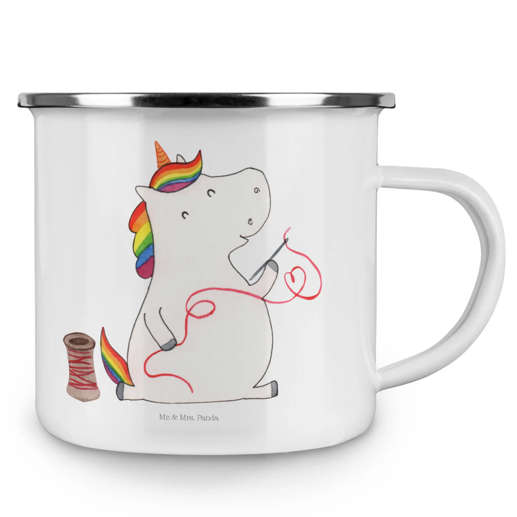 Kempingowy kubek emaliowany Jednorożec krawcowa Pott, Tasse, Blechtasse, metallbecher, Emaille Tasse, Tasse Emaille, Emaille Becher, Reisebecher, Emailletasse, Kaffeetasse, Becher, blechbecher, emaillebecher, wandertasse, Teebecher, Teetasse, Metalltasse, Trinkbecher, Kaffeebecher, wanderbecher, Campingtasse, Campingbecher, becher emaille, reisetasse, Unicorn, Einhorn, Einhörner, Einhorn Deko, Nähzimmer, Nähen, Näherin, Mädchen, Häkeln, Stricken, Basteln, Freundin