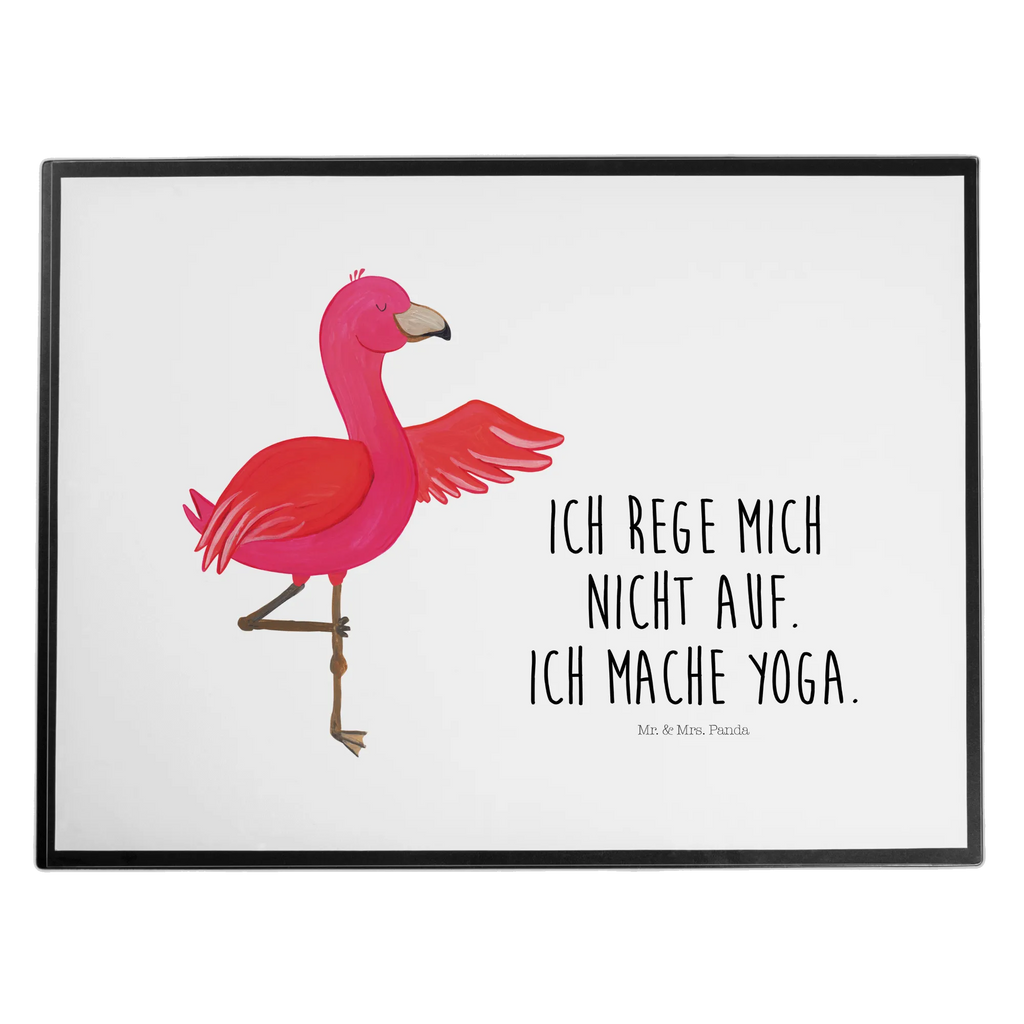 Schreibtischunterlage Flamingo Yoga Bürobedarf, Schreibunterlage, Schreibtischauflage, Schreibtischunterlage Groß, Schreibtisch Unterlagen, Schreibwaren, Büroartikel, Flamingo, Yoga, Vogel, Tiefenentspannung, Achtsamkeit, Namaste, Aufregen, Ärger, Entspannung, Yoga-Übung