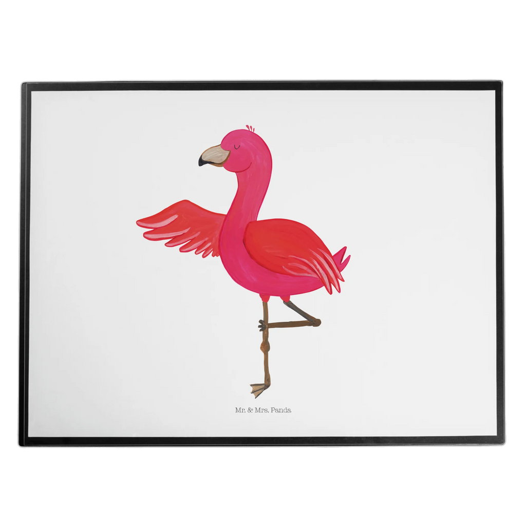 Schreibtischunterlage Flamingo Yoga Bürobedarf, Schreibunterlage, Schreibtischauflage, Schreibtischunterlage Groß, Schreibtisch Unterlagen, Schreibwaren, Büroartikel, Flamingo, Yoga, Vogel, Tiefenentspannung, Achtsamkeit, Namaste, Aufregen, Ärger, Entspannung, Yoga-Übung