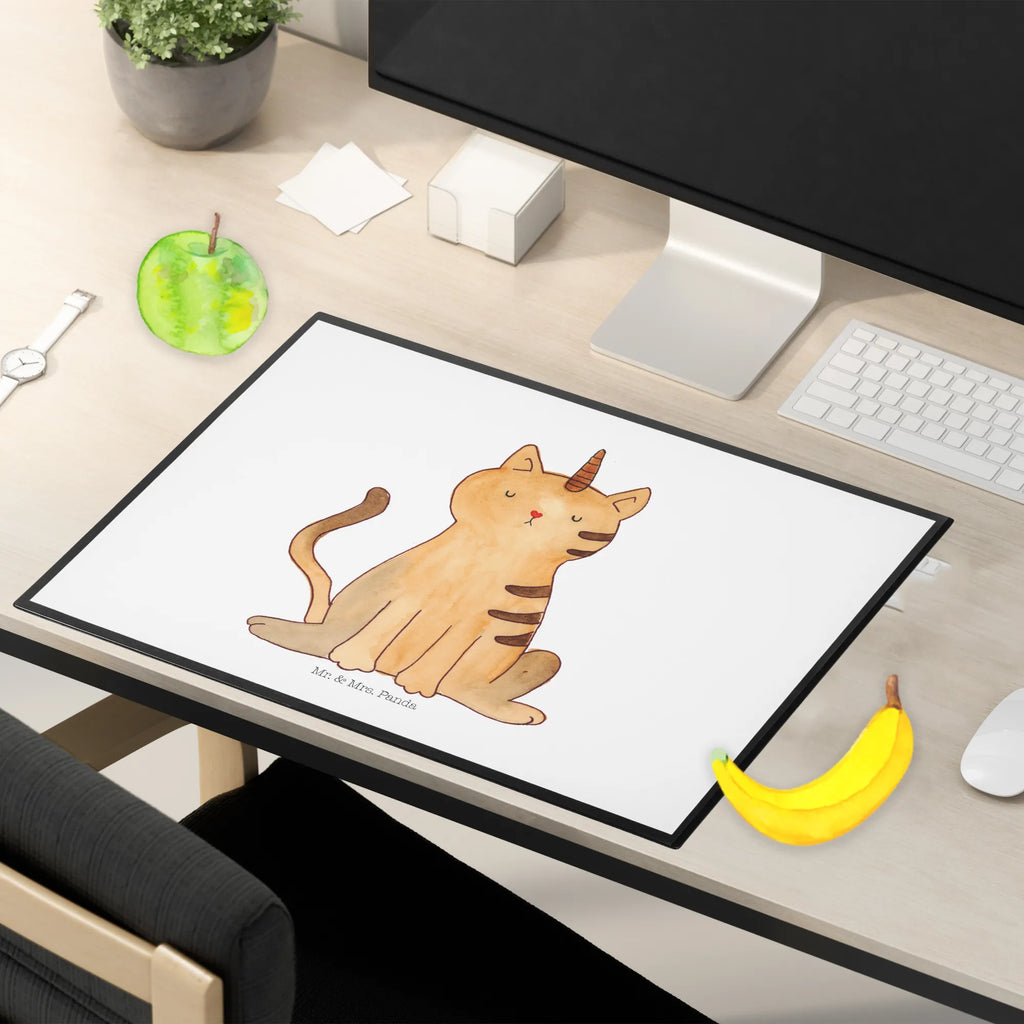 Schreibtischunterlage Einhorn Katze Schreibtisch Unterlagen, Bürobedarf, Büroartikel, Schreibwaren, Schreibtischunterlage Groß, Schreibtischauflage, Schreibunterlage, Einhorn, Einhörner, Einhorn Deko, Unicorn, Regenbogen, Glitzer, Einhornkatze, Mieze, Katze, Einhornpower, Erwachsenwerden, Kittyhorn, Katzenhorn, Katzer