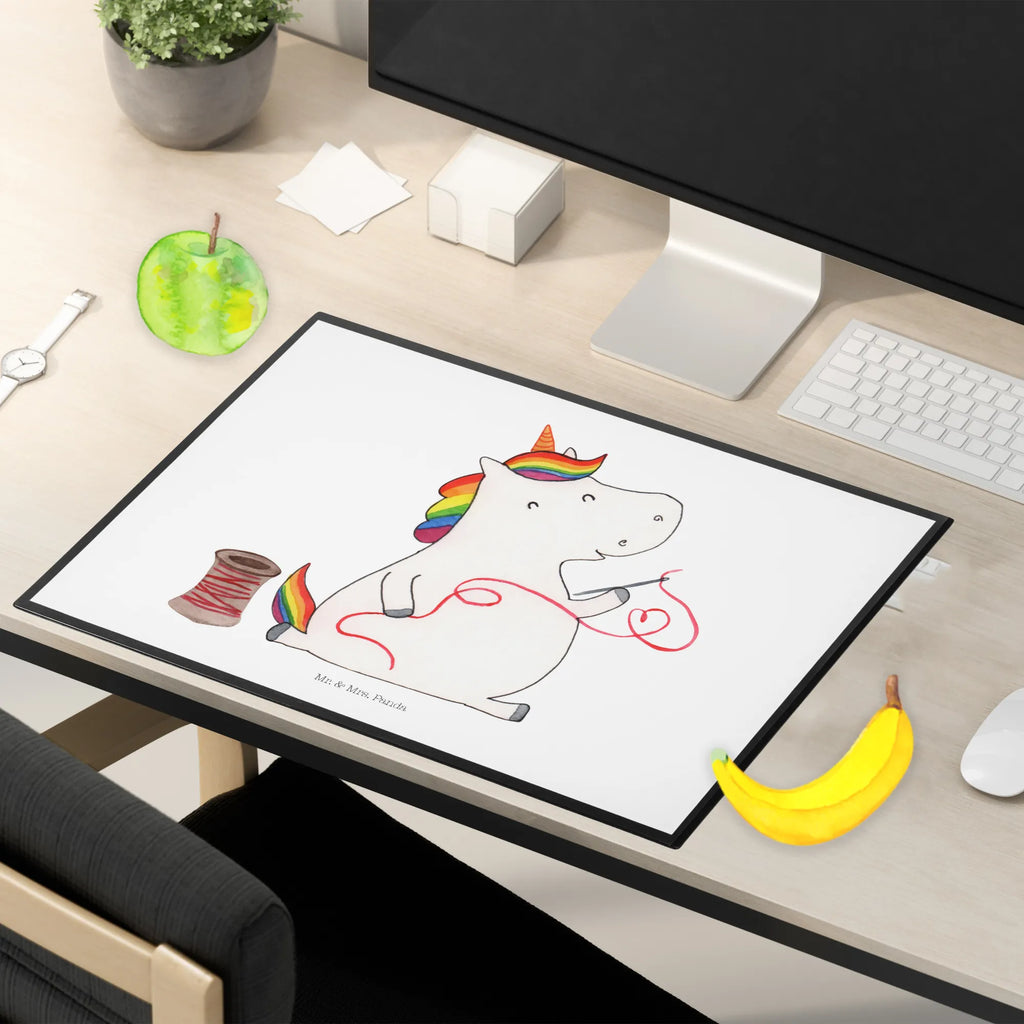 Podkładka na biurko Jednorożec krawcowa Jednorożec, jednorożce, dekoracje jednorożca, jednorożec