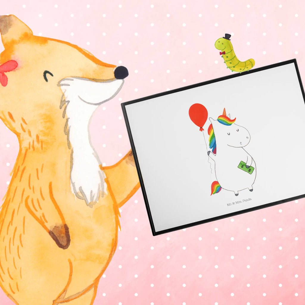 Schreibtischunterlage Einhorn Luftballon Schreibtisch Unterlagen, Schreibtischauflage, Bürobedarf, Büroartikel, Schreibwaren, Schreibtischunterlage Groß, Schreibunterlage, Einhorn, Einhörner, Einhorn Deko, Unicorn, Lebenslust, Geschenk, Luftballon, Geld, Freude, Freundin