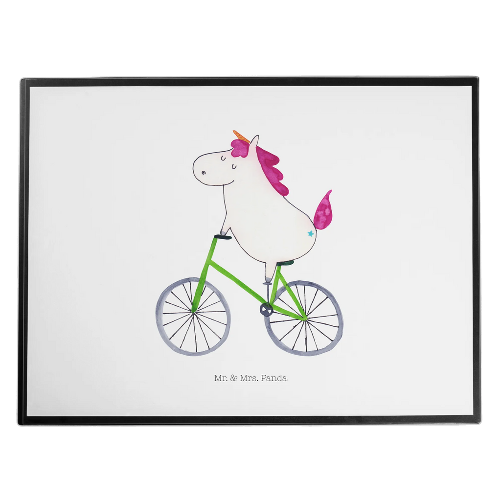 Desk pad unicorn cyclist children, girl, Desk pad, office, underlay, desk, unicorn, unicorns, bike, cyclist gift, fairy dust, luxury problem, present, grief, confetti, love affliction, wheel, cycling