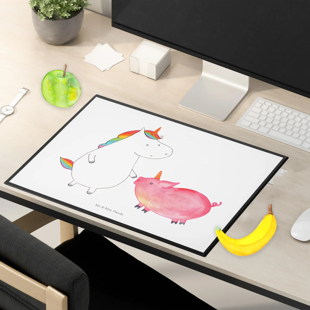 Podkładka na biurko jednorożec świnia Schreibunterlage, Schreibtischauflage, Schreibtisch Unterlagen, Schreibwaren, Schreibtischunterlage Groß, Büroartikel, Bürobedarf, Einhorn, Einhörner, Einhorn Deko, Unicorn, Schwein, Schweinhorn, Freundin, Schweinchen, Freundschaft