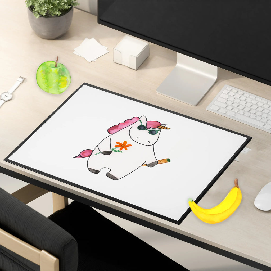 Podkładka na biurko Jednorożec Woodstock schreibtischunterlagen, schreibtischunterlage, tischauflage, schreibmatte, arbeitsmatte, pultunterlage, tischpads, Schreibtisch Matte, tischmatten, schreibauflagen, Schreibtischauflage, tischauflagen, tischpad, arbeitsunterlage, Schreibunterlage, tischmatte, Schreibtisch Unterlagen, schreibauflage, Tischunterlage, schreibtischmatte, schreibtischauflagen, Einhörner, Unicorn, Einhorn Deko, Einhorn, Party, Alkohol, Spaß. Lustig, Kiffen, Woodstock, Zigarette, Witzig, Joint