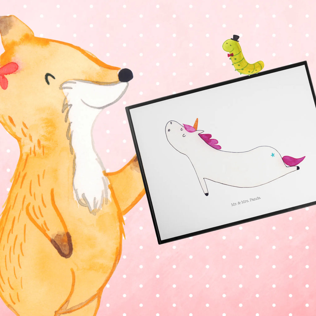 Desk pad unicorn yoga Desk pad, underlay, desk, girl, office, children, unicorn, unicorns, gift, sports, Unicorn, Namaste, present, yoga, relaxation, mindfulness, sweet, funny