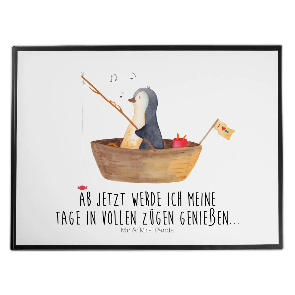 Schreibtischunterlage Pinguin Angelboot Schreibtisch Unterlagen, Schreibtischauflage, Schreibtischunterlage Groß, Schreibunterlage, Büroartikel, Schreibwaren, Bürobedarf, Pinguin, Boot, Neustart, genießen, Angeln, Lebenslust, Leben, Trennung, Scheidung, Geschenkidee Liebeskummer, Pinguine, Motivation, Neuanfang, Angelboot