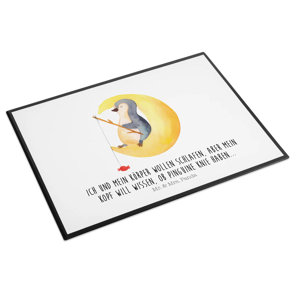 Schreibtischunterlage Pinguin Mond Schreibtischauflage, Schreibtisch Unterlagen, Büroartikel, Schreibunterlage, Bürobedarf, Schreibtischunterlage Groß, Schreibwaren, Pinguin, Gästezimmer, Einschlafen, Nachtruhe, Spruch, Pinguine, schlafen, Schlafstörungen, Schlafzimmer