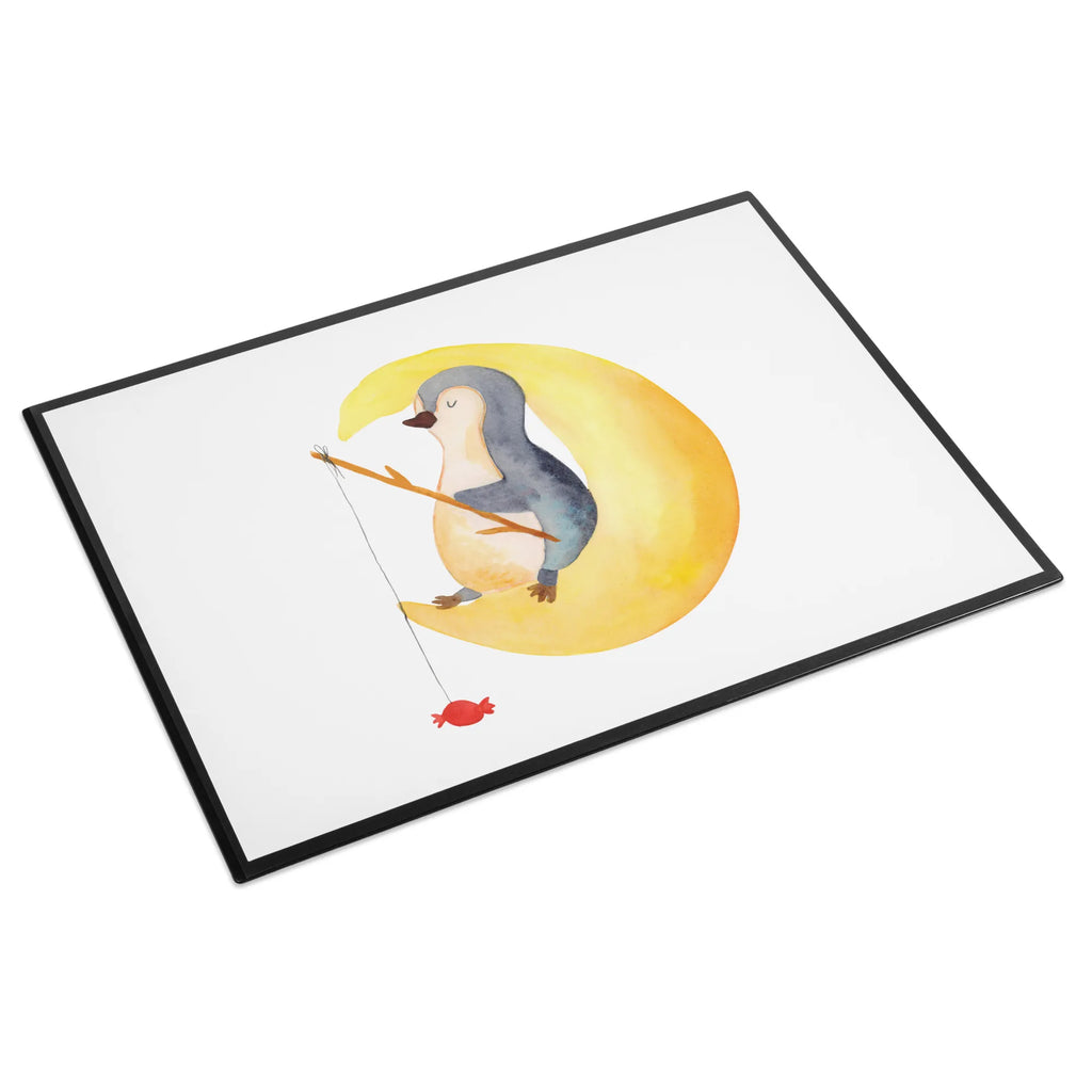 Schreibtischunterlage Pinguin Mond Schreibtischauflage, Schreibtisch Unterlagen, Büroartikel, Schreibunterlage, Bürobedarf, Schreibtischunterlage Groß, Schreibwaren, Pinguin, Gästezimmer, Einschlafen, Nachtruhe, Spruch, Pinguine, schlafen, Schlafstörungen, Schlafzimmer