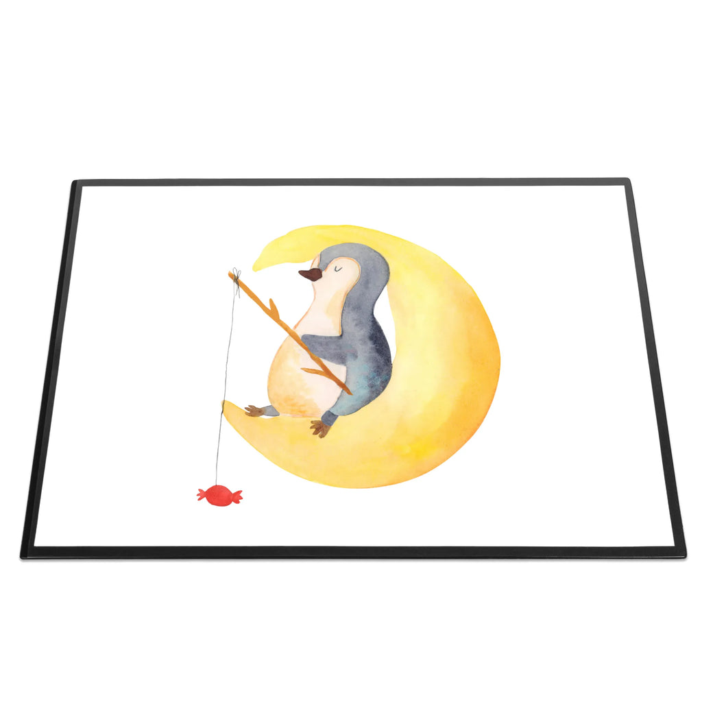 Schreibtischunterlage Pinguin Mond Schreibtischauflage, Schreibtisch Unterlagen, Büroartikel, Schreibunterlage, Bürobedarf, Schreibtischunterlage Groß, Schreibwaren, Pinguin, Gästezimmer, Einschlafen, Nachtruhe, Spruch, Pinguine, schlafen, Schlafstörungen, Schlafzimmer