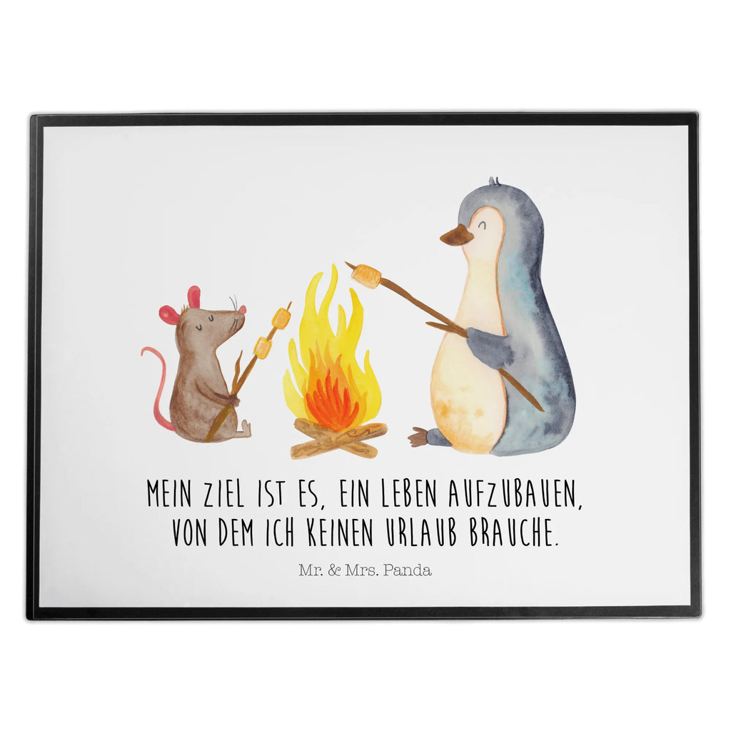 Schreibtischunterlage Pinguin Lagerfeuer Schreibtisch Unterlagen, Schreibunterlage, Schreibtischunterlage Groß, Schreibtischauflage, Schreibwaren, Bürobedarf, Büroartikel, Pinguin, Leben, Büroalltag, Lagerfeuer, grillen, Feuer, Liebe, Lebensspruch, Job, Pinguine, Lebensmotivation, Maus, Büro, Arbeit, Neustart, Marshmallows, Motivation