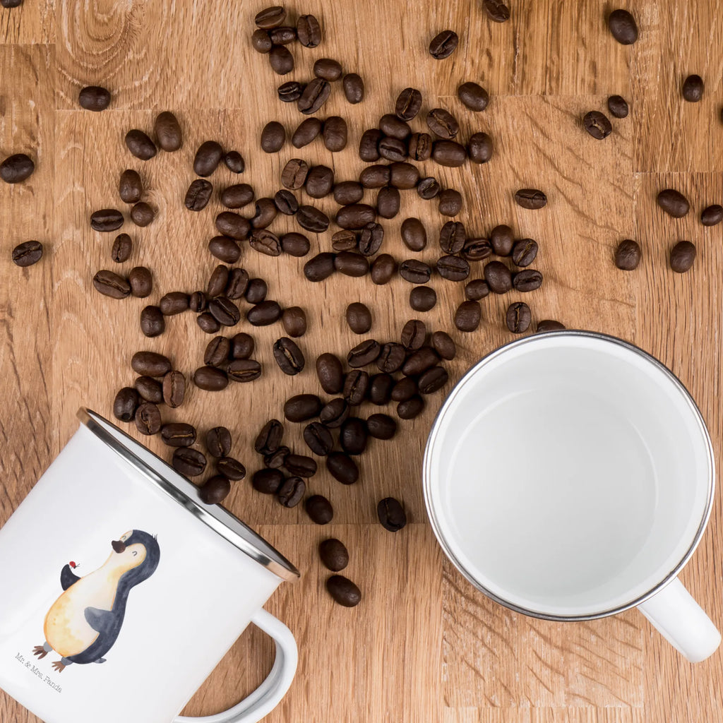 Kempingowy kubek emaliowany Pingwin biedronka becher emaille, Teetasse, wanderbecher, Emailletasse, Emaille Tasse, Teebecher, Becher, Campingbecher, Trinkbecher, emaillebecher, Kaffeebecher, Tasse Emaille, Reisebecher, wandertasse, metallbecher, Emaille Becher, Pott, reisetasse, Metalltasse, blechbecher, Blechtasse, Campingtasse, Tasse, Kaffeetasse, Pinguin, Freude, Lebensfreude, Wunder, Liebe, Pinguine, Marienkäfer, Glück