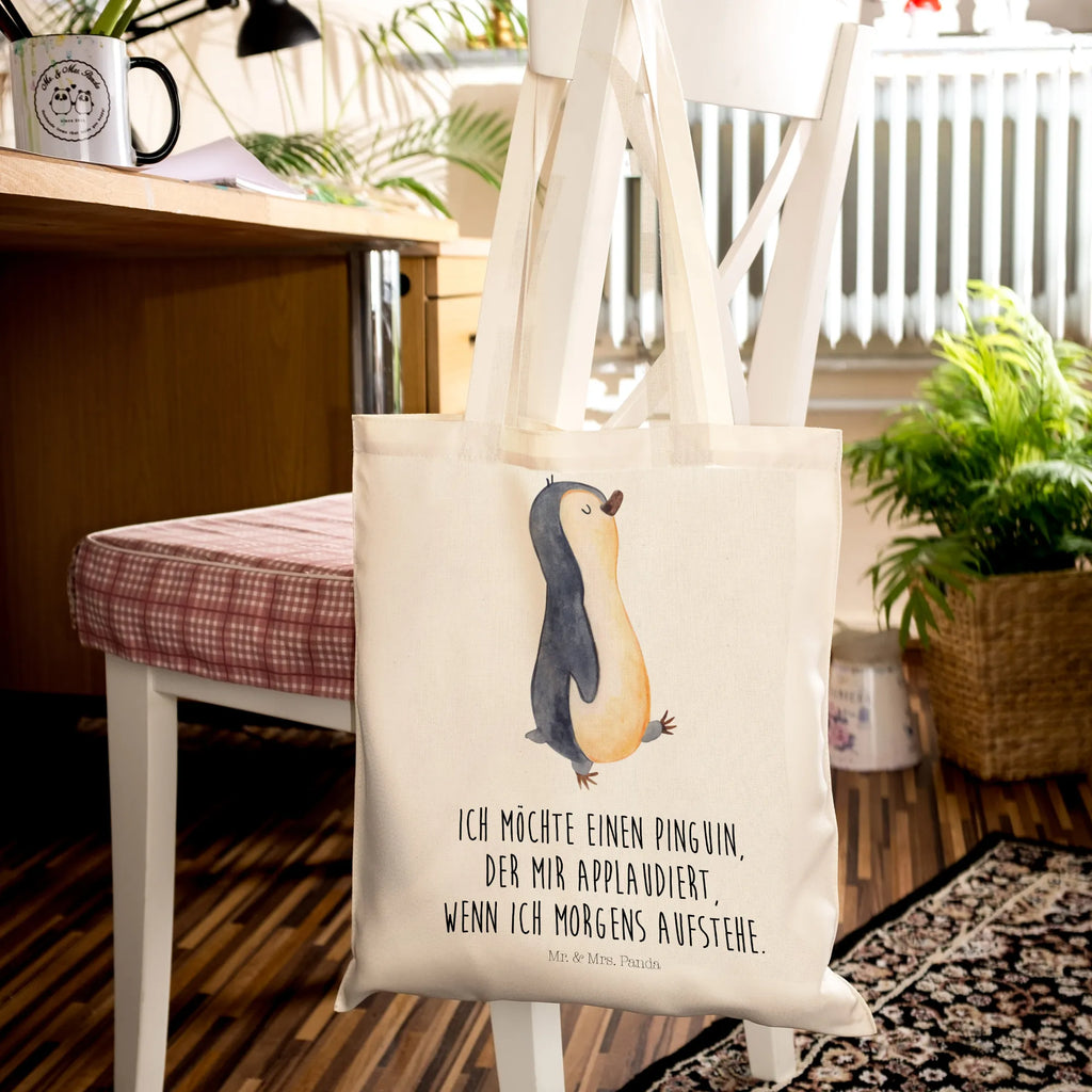 Tote bag Penguin march Jutebeutel, Einkaufstüte, Einkaufstasche, Tragetasche, Beutel, Strandtasche, Stofftasche, Badetasche, Beuteltasche, Schultertasche, Jutetasche, Laptoptasche, Tasche, Stoffbeutel, Shopper, Umhängetasche, Pinguin, Schwester, Familie, Bruder, Pinguine, Frühaufsteher, Langschläfer