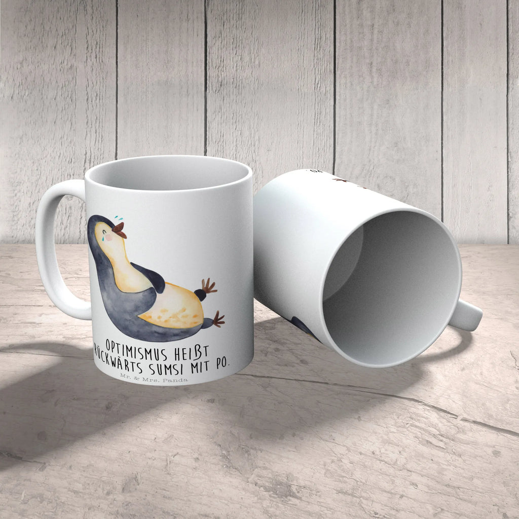 Mug Penguin Laugh Kaffeetasse, Keramiktasse, Porzellantasse, Tasse mit Zitaten, Tasse mit Motiven, Bürotasse, Tasse, Teetasse, Geschenktasse, Pinguin, lustiger Spruch, Optimismus, Humor, Fröhlichkeit, Fröhlich, Pinguine, Lachen