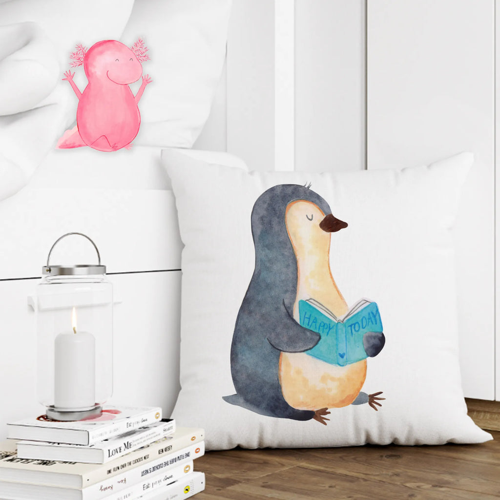 Cushion Penguin A book sofakissen, Kopfkissen 40x40, Sofakissen, Kissen 40x40 Waschbar, Kissenhülle 40x40, Kissen 40x40, Couchkissen, Dekokissen Sofa, Kopfkissen, Kissenbezüge, sitzkissen, Dekokissen 40x40, Zierkissen, Sofakissen 40x40, Kissenbezug 40x40, Motivkissen, Dekokissen, Kissenhülle, Kissen, Pinguin, Pinguine, Freizeit, Bücherwurm, Lesen, Faulenzen, Nichtstun, Ferien, Buch, Urlaub