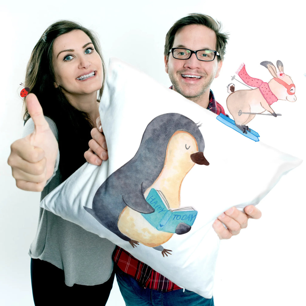Cushion Penguin A book sofakissen, Kopfkissen 40x40, Sofakissen, Kissen 40x40 Waschbar, Kissenhülle 40x40, Kissen 40x40, Couchkissen, Dekokissen Sofa, Kopfkissen, Kissenbezüge, sitzkissen, Dekokissen 40x40, Zierkissen, Sofakissen 40x40, Kissenbezug 40x40, Motivkissen, Dekokissen, Kissenhülle, Kissen, Pinguin, Pinguine, Freizeit, Bücherwurm, Lesen, Faulenzen, Nichtstun, Ferien, Buch, Urlaub
