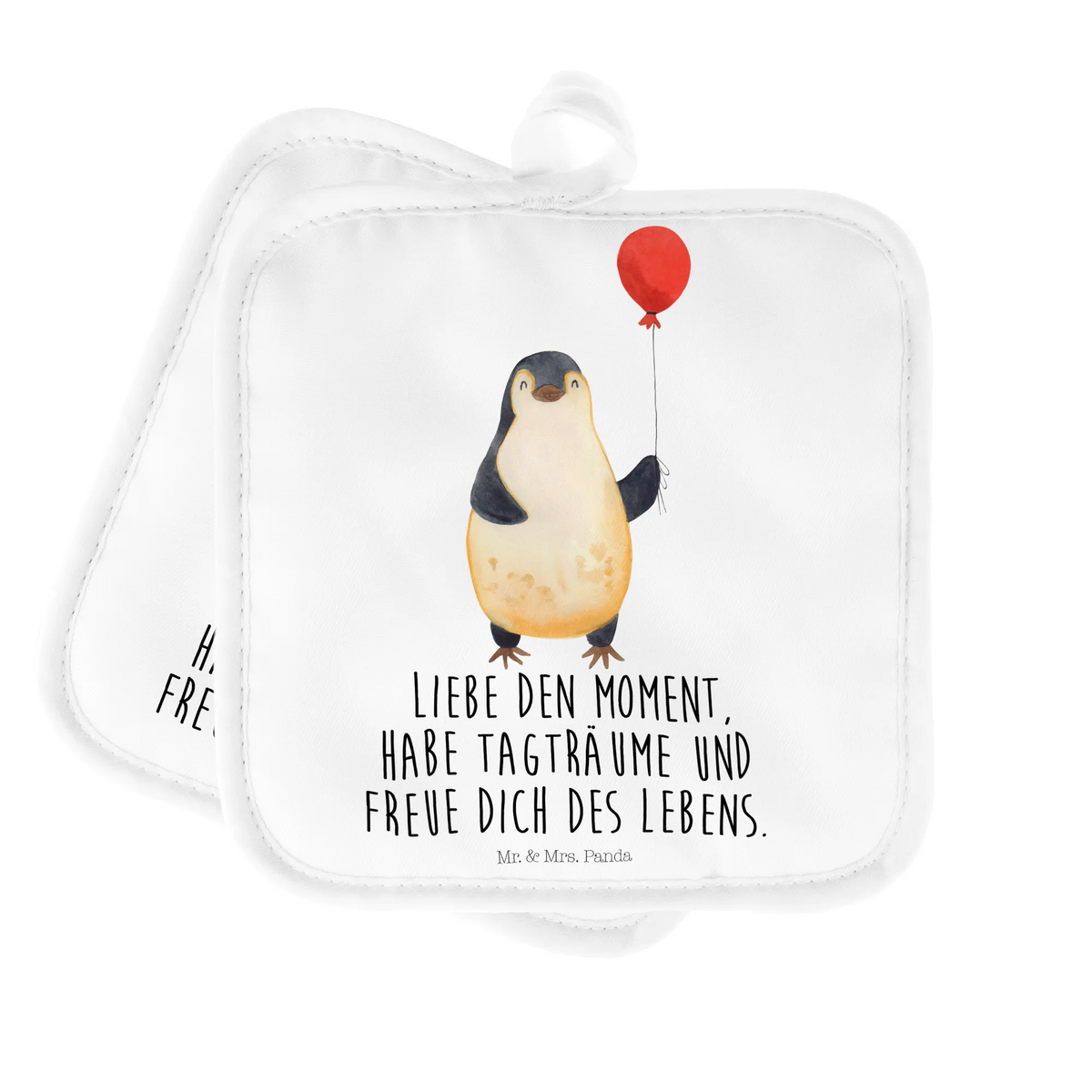 2er Set Topflappen  Pinguin Luftballon 2er Set Topflappen, Topflappen Set, Ofenlappen, Topflappen, Topflappenset, Kochlappen, Topfuntersetzer, topfhalter, Doppel Topflappen, Topflappen im Doppelpack, Zwei Topflappen, Topflappen 2er Set, Pinguin, Beste Freundin, Pinguine, Lebenslust, Geschenk Freundin, Geschenkidee, Neustart, Luftballon, Motivation, Liebe, Neues Leben, Tagträume, Glück