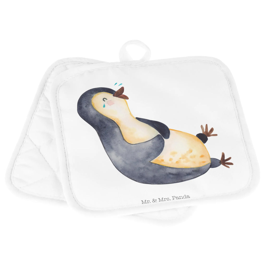 2er Set Topflappen  Pinguin Lachen Topfuntersetzer, Ofenhandschuh, Topflappenset, Topflappen mit Spruch, Schöne Topflappen, Topfhandschuh, Ofenhandschuhe, Topflappen Set, Topflappen, Topfhandschuhe, Topflappen 2er Set, Topflappen lustig, Pinguin, Optimismus, Lachen, Fröhlichkeit, Pinguine, Fröhlich, Humor, lustiger Spruch