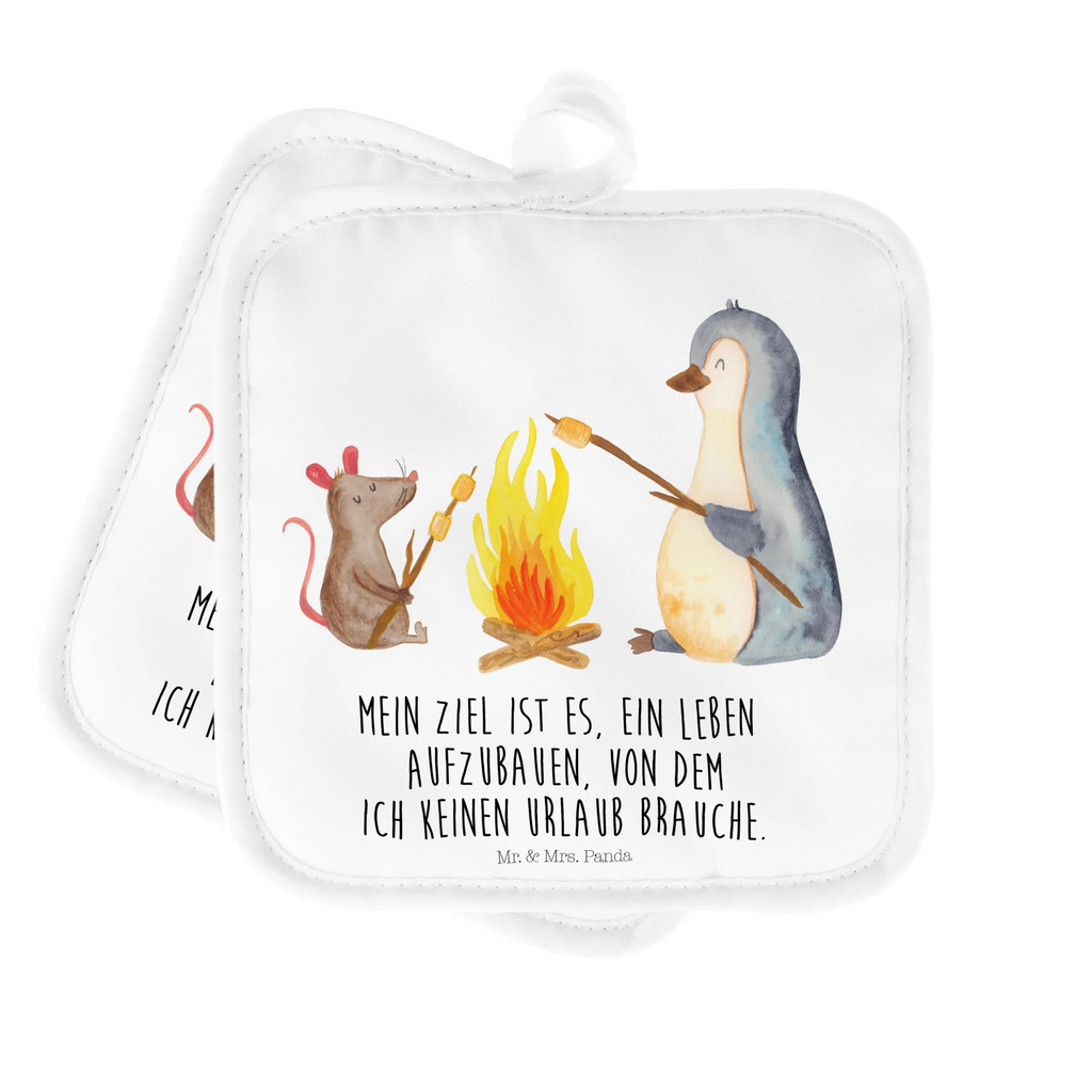 2-elementowy zestaw podkładek pod garnki pingwin ognisko Topflappen 2er Set, Topfhandschuhe, Topflappenset, 2er Set Topflappen, Topfuntersetzer, topfhalter, Topflappen, Topflappen Set, Pinguin, Liebe, Neustart, Feuer, Maus, Grillen, Leben, Lagerfeuer, Motivation, Marshmallows, Pinguine, Arbeit, Lebensspruch, Büroalltag, Job, Büro, Lebensmotivation