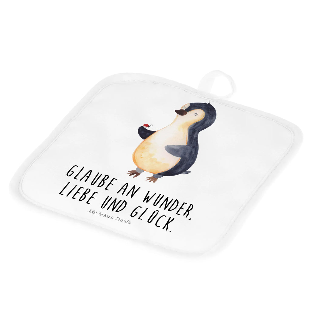 2er Set Topflappen  Pinguin Marienkäfer Topfhandschuh, Topflappen 2er Set, Ofenhandschuh, Topflappen, Topflappenset, Topflappen lustig, Topflappen Set, Schöne Topflappen, Ofenhandschuhe, Topfuntersetzer, Topflappen mit Spruch, Topfhandschuhe, Pinguin, Marienkäfer, Pinguine, Glück, Lebensfreude, Freude, Liebe, Wunder