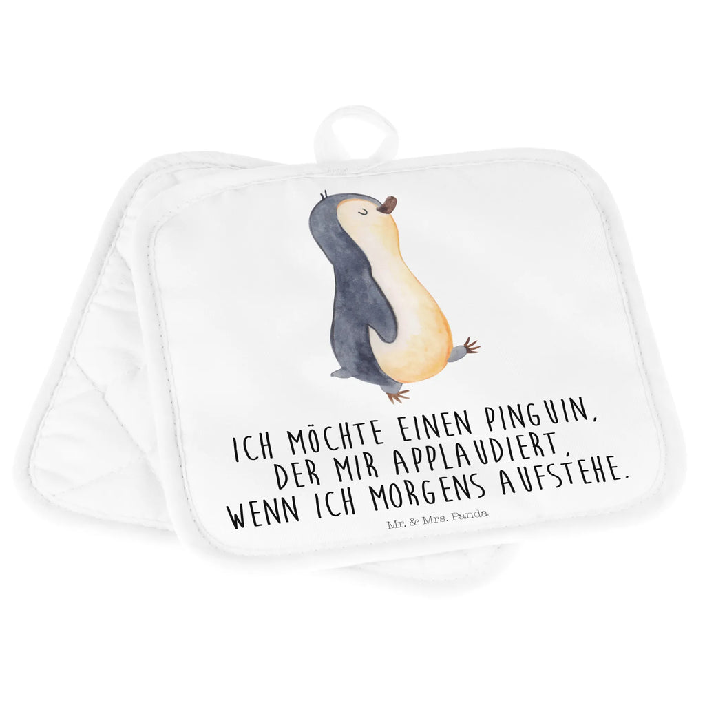 2er Set Topflappen  Pinguin marschierend Topflappen, Topfuntersetzer, Topflappen Set, Topfhandschuhe, 2er Set Topflappen, topfhalter, Topflappenset, Topflappen 2er Set, Pinguin, Familie, Schwester, Pinguine, Bruder, Langschläfer, Frühaufsteher