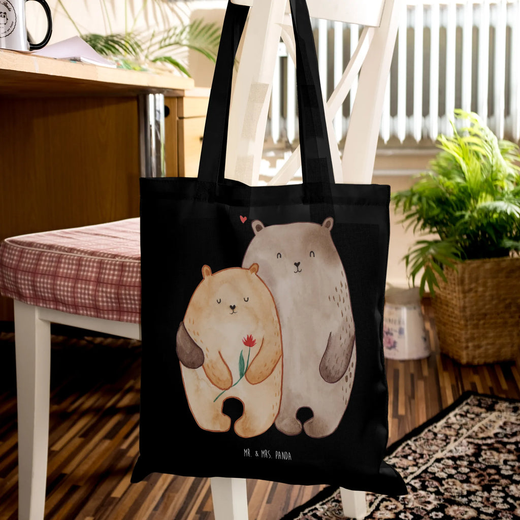 Tote bag Bears in love