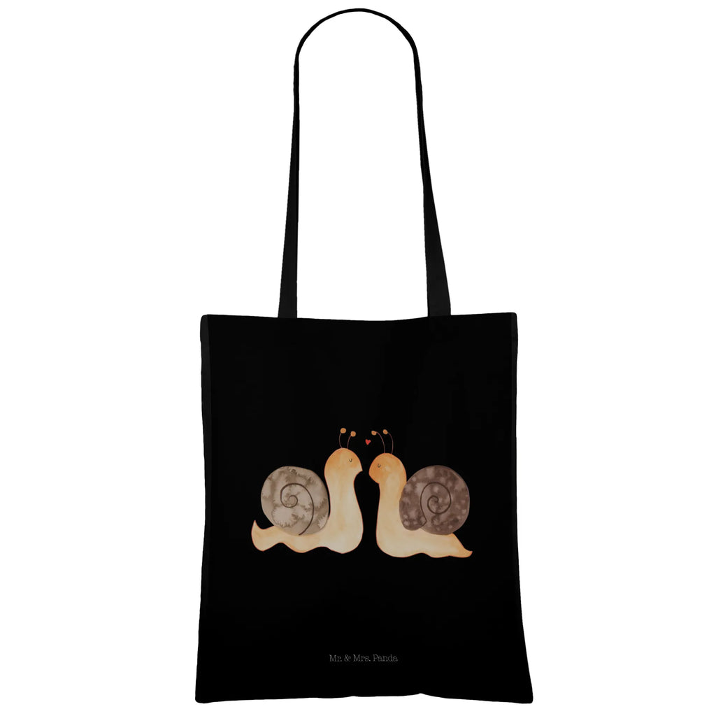 Tote bag Snails in love Strandtasche, Laptoptasche, Tragetasche, Schultertasche, Tasche, Beuteltasche, Umhängetasche, Jutetasche, Einkaufstasche, Badetasche, Stofftasche, Stoffbeutel, Einkaufstüte, Shopper, Beutel, Jutebeutel, Liebe, Partner, Freund, Freundin, Ehemann, Ehefrau, Heiraten, Verlobung, Heiratsantrag, Liebesgeschenk, Jahrestag, Hocheitstag
