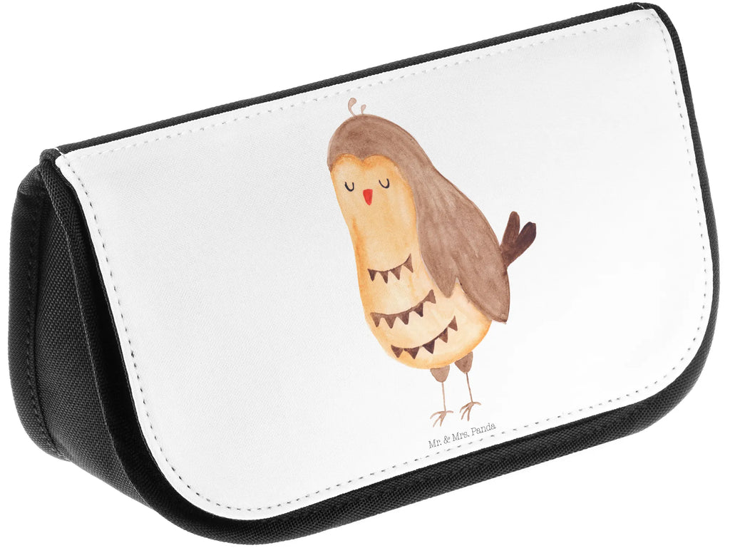 Cosmetics bag Owl Satisfied Schminkbeutel, beauty tasche, Make-Up Bag, toilettenbeutel, Beauty Bag, hygiene tasche, zubehörtasche, Schminktasche, Beautybag, utensilientasche, beauty case, Kulturtasche, Necessaire, Waschbeutel, kosmetiktäschchen, kosmetik beutel, Waschtasche, Organizer Tasche, bad tasche, Toilettentasche, Kulturbeutel, reiseschminktasche, Kosmetiktasche, Schminktäschchen, Reisenecessaires, kulturtäschchen, kleines Täschchen, reise kosmetiktasche, Eule, Liebe Spruch, Owl, Romantisch, Eule Deko, Eule Spruch, Wortspiel Lustig, Spruch schön, Geschenk Hochzeitstag