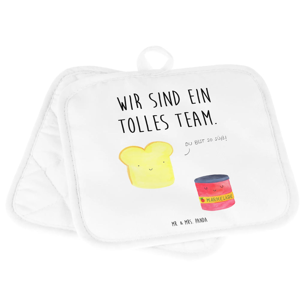 2er Set Topflappen  Toast Marmelade Topflappenset, Topflappen, 2er Set Topflappen, Topfhandschuhe, Topfuntersetzer, Topflappen 2er Set, Topflappen Set, topfhalter, Gute Laune, Tiermotive, Tiere, Lustige Sprüche, Küche Spruch, Küche Deko, Toast, Frühstück Einladung, Toastbrot, Brot, Dreamteam, Süße Postkarte, Süß, Marmelade