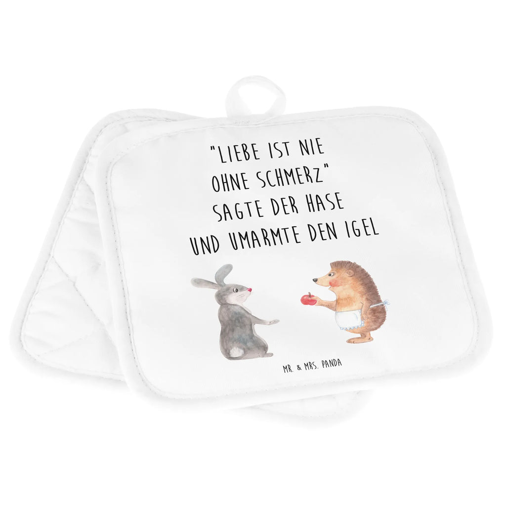 2er Set Topflappen  Hase Igel Topflappen Set, Topflappen, Topflappen 2er Set, Topfuntersetzer, topfhalter, Topflappenset, Topfhandschuhe, 2er Set Topflappen, Gute Laune, Tiermotive, Tiere, Lustige Sprüche, Trösten, Igel und Hase, Trennungsschmerz, Hase, Herzschmerz, Liebe Spruch, Liebeskummer Geschenk, Igel, Spruch Romantisch