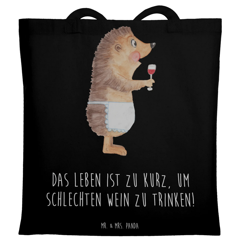Tote bag Hedgehog wine Beuteltasche, Einkaufstüte, Umhängetasche, Strandtasche, Tragetasche, Laptoptasche, Badetasche, Stoffbeutel, Jutebeutel, Stofftasche, Shopper, Jutetasche, Tasche, Schultertasche, Einkaufstasche, Beutel, Tiermotive, Gute Laune, lustige Sprüche, Tiere, Rotwein, Wein trinken, Weißwein, Weinglas, Geschenk Weinliebhaber, Geschenk Weintrinker, Wein Deko, Igel, Wein Spruch