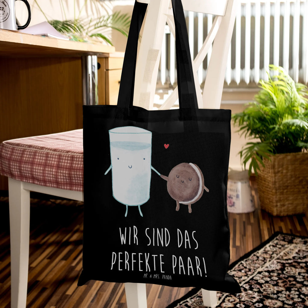 Tote bag milk biscuit Stoffbeutel, Laptoptasche, Badetasche, Tasche, Jutetasche, Strandtasche, Einkaufstüte, Schultertasche, Beutel, Stofftasche, Tragetasche, Einkaufstasche, Beuteltasche, Jutebeutel, Shopper, Umhängetasche, Tiermotive, Gute Laune, lustige Sprüche, Tiere, romantisch, perfektes Paar, Keks, Motiv süß, Einladung Frühstück, Cookie, Milk, Milch, Kekse, Kaffee