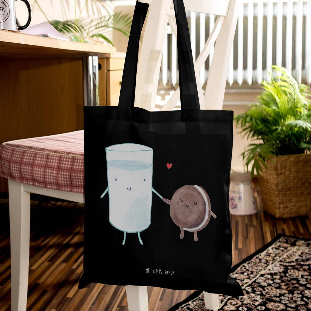 Tote bag milk biscuit Stoffbeutel, Laptoptasche, Badetasche, Tasche, Jutetasche, Strandtasche, Einkaufstüte, Schultertasche, Beutel, Stofftasche, Tragetasche, Einkaufstasche, Beuteltasche, Jutebeutel, Shopper, Umhängetasche, Tiermotive, Gute Laune, lustige Sprüche, Tiere, romantisch, perfektes Paar, Keks, Motiv süß, Einladung Frühstück, Cookie, Milk, Milch, Kekse, Kaffee